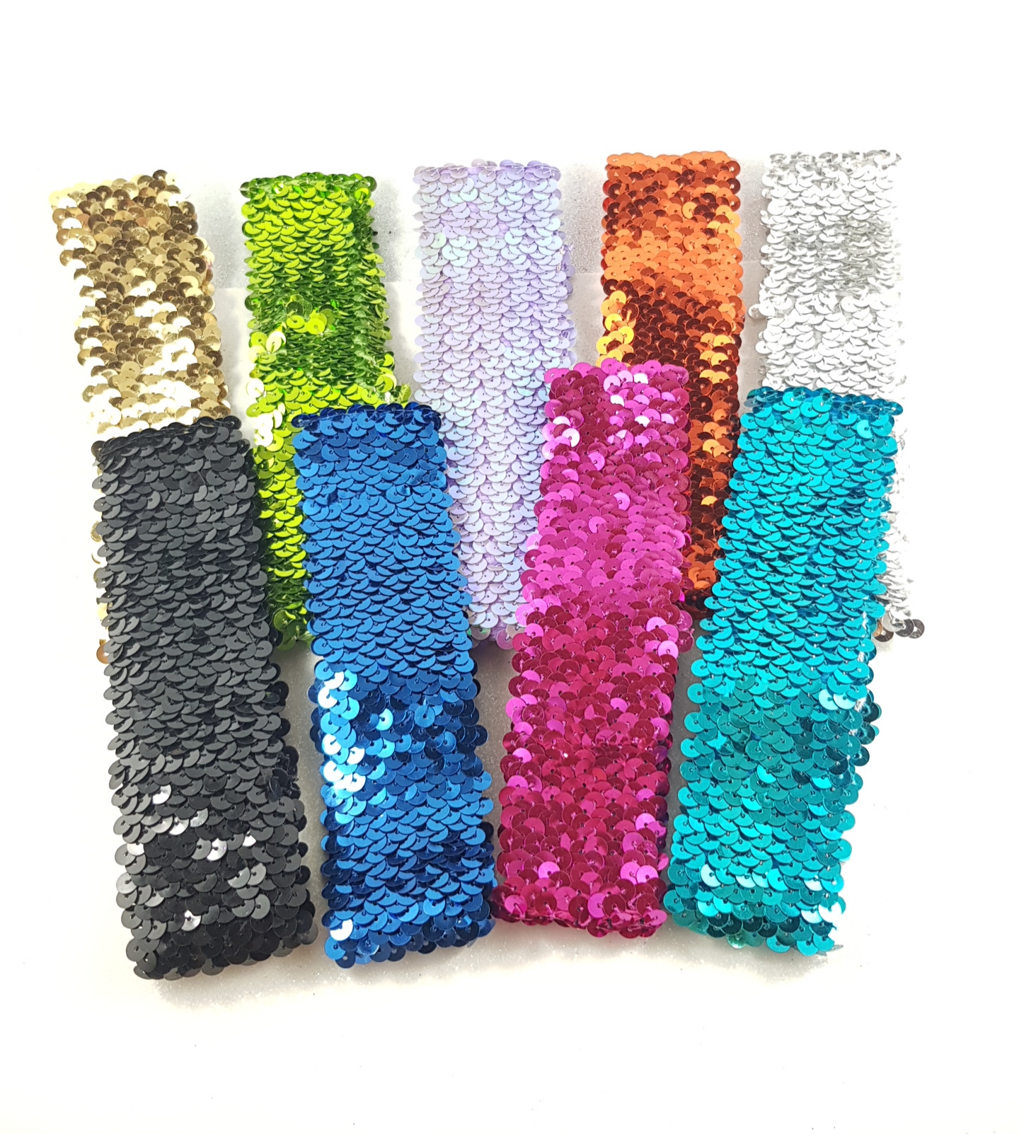 Sequin Stretch Headband 2 Inch - Angelbows Dancewear Solutions